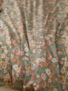 Mo Ran Flower Season Stain-Resistant Good-Looking Pure Cotton Duvet Cover One-Piece Quilt Cover Cotton Twill Single Double Pastoral