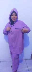 PROMO KDR JAS HUJAN SETELAN JAKET dan CELANA PRIA WANITA ELASTIS TEBAL By KDR