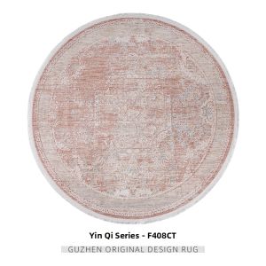 GUZHEN | French Antique Styled Luxury Round Rug