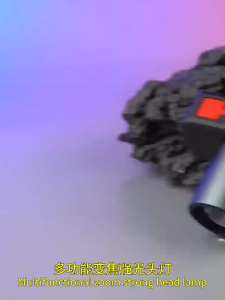 Rechargeable headlight long life bright long-range Telescopic Zoomable Waterproof Outdoor Flashlight