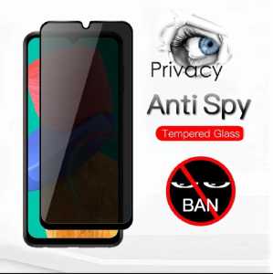 Anti gores privasi infinix Smart 4 Tempered glass privacy anti kepo anti intip lis hitam spy