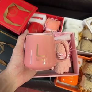 Cute Mug Set with Gift Box Suitable for Teacher gifts/Womens Day gifts/Birthday gifts/Wedding gifts