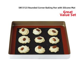Non-stick Golden Square Baking Pan