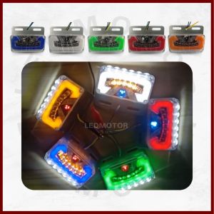 24V Lampu LED Bak Samping Running - Universal Truk Fuso Tronton dan Bus