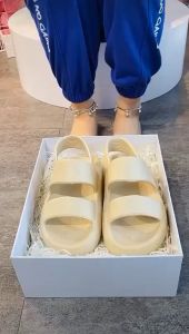 Sendal Cewek Slip On Rubber Wedges Korea Fuji Premium Sandal Wanita Selop Eva Extralight Kekinian Platform Sol Tinggi MODEL TALI SLIP ON