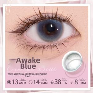 LaPeche | Big Artist Half-Year Replacement Fixed Axis Highlight Rose Island Colored Contact Lenses 2 pcs