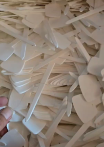 Label Tancap Tanaman Putih Ukuran 13cm x 4cm 1 Lusin isi 12 pcs