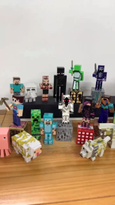 Minecraft Action Figure Model Minecraft Building Blocks Toy Decorative Gifts