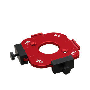 4 in 1 Arc Angle Positioning Template Router Corner Radius Template Positioning Bit Jig for Woodworking Routing Corner Jig