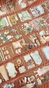 Bloomingyourdays stiker roll aesthetic pastel dekorasi bujo journaling scrapbooking jurnal deco stiker washi tape