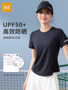 361° Womens Fitness Clothing Short Sleeve Yoga Sportswear Breathable Training Running Wear Slimming Black Summer New Arrival