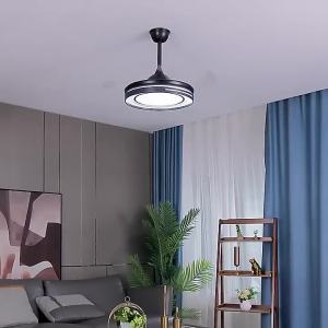 Chigo | Bluetooth Speaker Invisible Ceiling Fan with Light