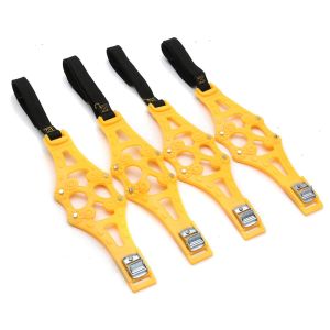 4pcs Car Anti-skid Chain SUV General Purpose Snow Mud Tires Universal Non-slip Thickened Widened Wheel Snow Chain Winter Truck