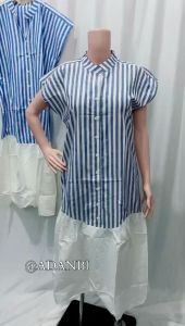 MIDI DRESS 1099-80 KATUN SALUR REALPICT LD 104 CM PJG 120 CM