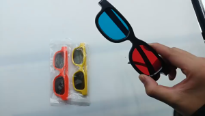JUNLIi Universal red blue 3d glasses for dimensional anaglyph movie game