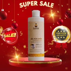 Gel rửa chén sinh học Fuwa3e 500ml chuyên dùng cho máy rửa chén bát an toàn tuyệt đối làm sạch và làm bóng bát đũa bảo vệ bát