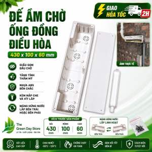 Đế âm tường đầu chờ ống đồng điều hòa máy lạnh: bảo vệ tránh bị gãy gập móp méo ống đồng