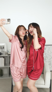 ชุดนอน LovelyNight แขนสั้น-ขาสั้น Daily A37