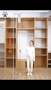 Chổi Quét Trần Nhà Chổi Phất Trần Có Cán Inox Điều Chỉnh Độ Dài Tới 28m Chổi Quét Mạng Nhện Lau Chùi Bụi Bẩn Trên Cao Chính Hãng Amalife