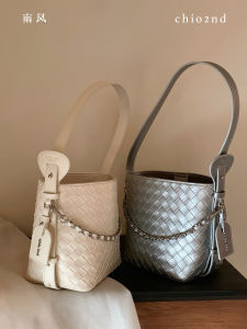 2026 New Style High-end Buckete Weave Shoulder Crossbody Bag