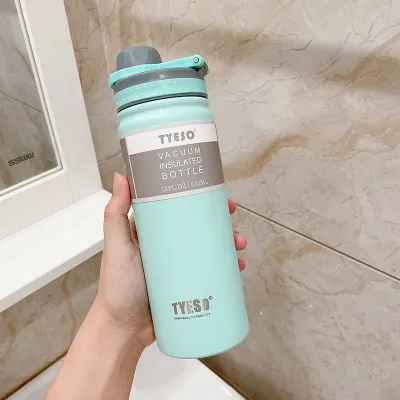 Bình Giữ Nhiệt Bằng Thép Không Gỉ Tyeso Bình Giữ Nhiệt 530/750ML Bình Nước Cách Nhiệt Cốc Giữ Nhiệt Thể Thao Cho Đồ Uống Nóng Và Lạnh Cốc Du Lịch Thân Thiện Với Môi Trường