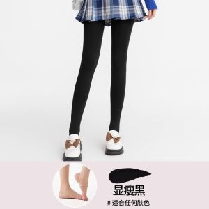 Thickened Fleece Leggings Womens Autumn Winter Bare Sensation Silk Stockings Spring Summer Thin Fleece Thickened Pantyhose