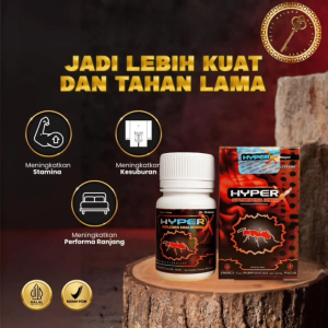ekstrak madu kapsul alami cap hyperx multivitamin alami