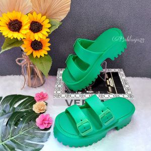 Sandal Wedges Platform Wanita 9222W Sandal Fashion Wanita Dua Ban Terbaru Sandal Phylon Wanita