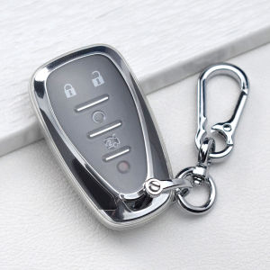 2/3/4/5/6 Button Transparent Remote Car Key Shell for Chevrolet Cruze Malibu Camaro Equinox Smart Key Fob Protector