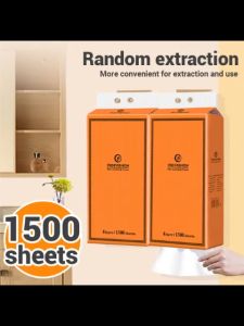 【Buy 1 Take 10】1500 Sheets Wall-Mounted Tissue Tree Care Tissues Paper Large Size hang Paper Toilet Tissue Facial Organic Green Tear Paper 4-Ply