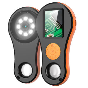 2.0 Handheld Mignifying Glass IPS Digital Magnifier HD 1080P 500X Portable Microscope for Electronics Repair Check Jewelry