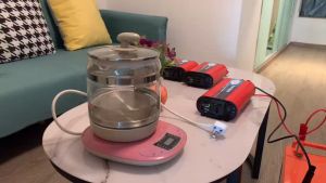 JUXING 12000W Biến tần năng lượng mặt trời  DC 12V/24V đến AC 220V  Bộ chuyển đổi điện áp gia đình cho dã ngoại ngoài trời du lịch cắm trại và giải trí