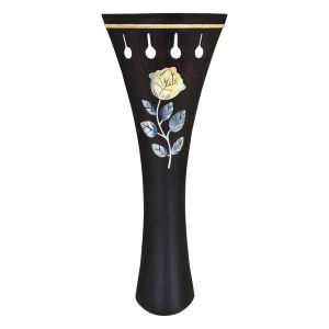 IRIN | 4/4 Violin Hình Tam Giác Redwood Cello Tailpiece Chống Mài Mòn Gỗ Cứng Gỗ Mun Bảo Trì Nhạc Cụ Bộ Phận Thay Thế