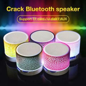 【Mua 1 cái  giao 1 cái】Loa bluetooth mini di động cầm tayloa mini có led nháy theo nhạc âm thanh hay - Màu Trắng