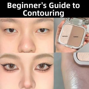 LuckFavor | Contouring and Highlighting Palette Ginger Powder Brightening No Smudge