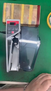 Mini Portable Handy Money Counter Cash Bill Counting Machine for All Note Bill Currency Counter Cash Counting Machine Automatic Cash Registe US Plug
