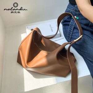 JENL Soft Leather Tote Bag for Women Hobo Bags for Women Ultra Soft Foldable Shoulder Bag Purse