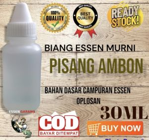 BIANG ESSEN PISANG AMBON 30ML // ESSEN BIANG MURNI // MEMANCING // PENAMBAH AROMA UMPAN //