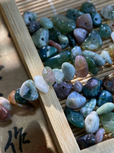 Natural Agate 5*8mm Hole Punch DIY Beads Bracelet Necklace Jewelry Accessories Materials Handmade Craft Semi-Precious Stones