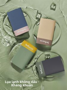 Quần lót nam MiiOW làm bằng vải lụa băng cạp giữa không đường may kháng khuẩn