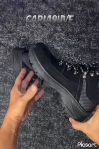 Sepatu Semi Boots Kulit BISA COD