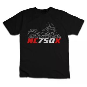 Honda NC750X 2022-2024 - High-quality Round-neck Cotton T-shirt for Both Men and Women A Stylish and Casual Motorcycle Rider Top
