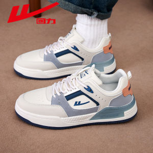 Warrior Mens Casual Sport Shoes 2025 Autumn New Style Retro Versatile Leisure White Sneakers Comfortable All-Match Trendy Footwear