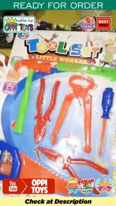[COD] Mainan Perkakas Peralatan Tukang / Konstruksi / Tukang Bangunan - Toolset Little Worker - Mainan Alat Bengkel