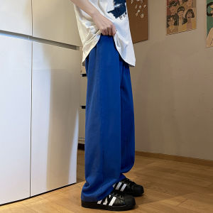 Dopamine Orange Mens Quần Ống Rộng Thoải Mái Summer Phong Cách Mỹ Rộng Rãi Chân Thẳng Quần Tây Thời Trang Sành Điệu Quần Áo Bảo Hộ Lao Động Ống Rộng Cotton Vải Bông Pha Trộn