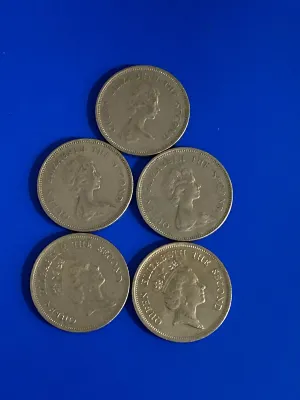 1978-1990 Queen Elizabeth Hong Kong $1 coins
