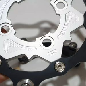 PIRINGAN CAKRAM DEPAN LEBAR 260MM VIETNAM + BREKET COPY GALFER MOTOR MIO SMILE/SOUL KARBU/FINO/XEON