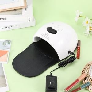 Uv/Led Nail Lamp for Manicure and Pedicure Painless Phototherapy Lamp Dual-Use Curing Lamp Suitable for Hands and Feet with Removable Foot Pads Phototherapy Lamp for Nail Gel Curing and Drying