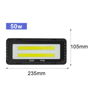 YnL | Đèn Pha LED 220V IP66 Chống Nước 200W 100W 50W Chiếu Sáng Sân Vườn Ngoài Trời Đèn Chiếu Cảnh Quan COB