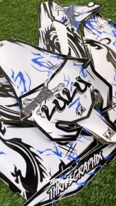 DECAL WR 155 SUPER GLOSSY FULL BODY - Sticker Motor Yamaha Wr 155 Custom Desain Supermoto Simple